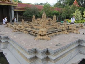 Scale model of Angkor Wat at the Royal Palace