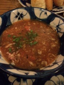 Tomato and fish soup