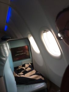 Biz - enough room to lie down, and there's that snuggly buggly doona!