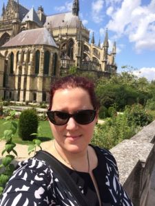 Behind the Cathedral - the Palais du Tau maybe?