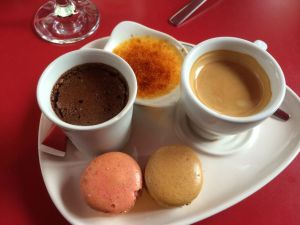 "Cafe Gourmand" - my mini-dessert tasting plate