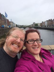 Bad selfie on The Liffey!