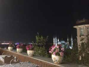 The view from the Cozy Pub