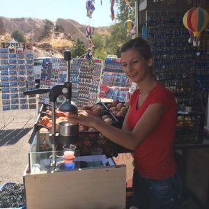 Pomegranate juice at Camel Rock