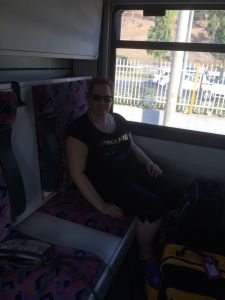 Our compartment on the train