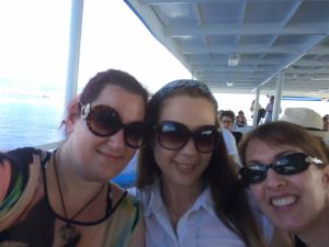 Triple trouble, on the ferry to Kos