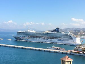 The view from the Hotel Stella!