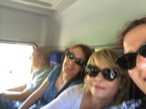 Backseat bogans on the dolmus