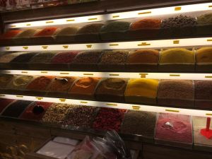 Teas and spice mixes at the Spice Market