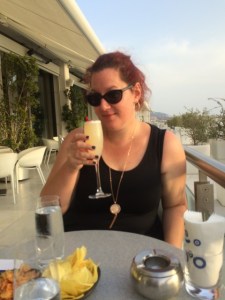 Drinkies on the roof