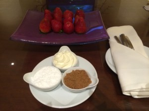 Strawberries and cream