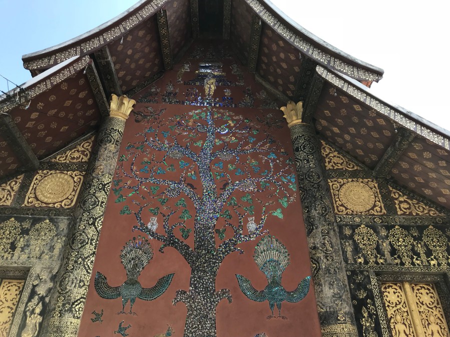 Mosaic on one of the temples